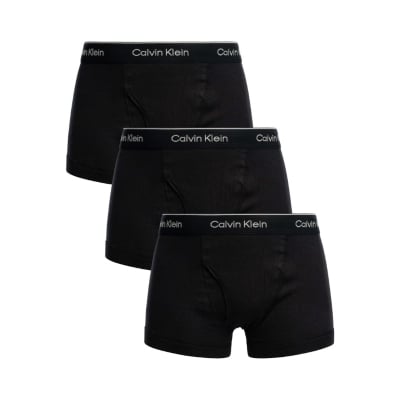 Picture of 3 piece Black  premium cotton boxer underwear for men-box