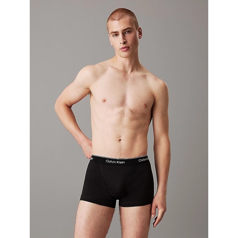 Picture of 3 piece Black  premium cotton boxer underwear for men-box