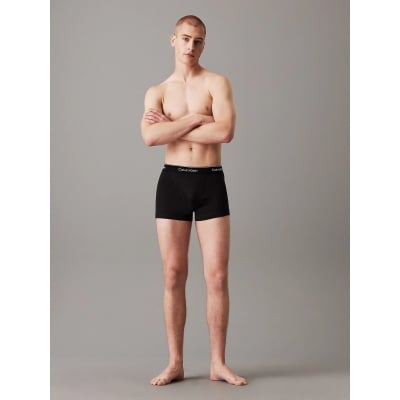 Picture of 3 piece Black  premium cotton boxer underwear for men-box