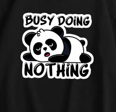 Picture of black export quality Droup Shoulder printed T-Shirts for Women