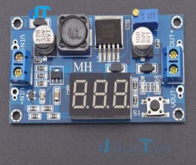 Picture of DISPLAY With 4A XL6009 DC To DC Boost Converter XL6009 DC To DC Step Up Boost Converter With Display Boost Converter XL6009 4.5-32V To 5-35V 4A Power Supply Voltage Regulator Adapters