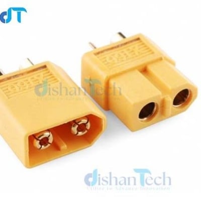 Picture of 1PAIR- XT60 XT-60 MALE & FEMALE CONNECTOR PLUG SOCKET CHARGING LIPO BATTERY CABLE CONNECTORS FOR BATTERY CABLES LEAD CONNECTIONS DIY