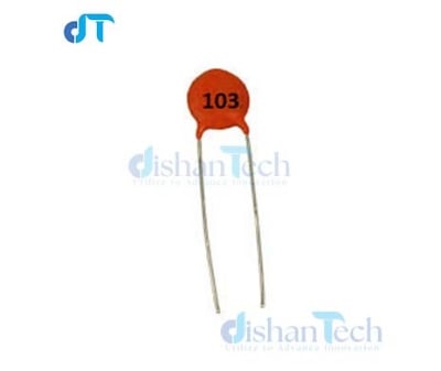 Picture of CERAMIC CAPACITOR 103 (10NF/0.01UF) 10NF/0.01UF 50 V CAPACITOR (10 PSC)