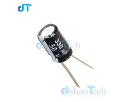 Picture of 330UF 50V (4 piece) Capacitance: 330uF Maximum Operating Voltage: 50V Maximum OperatingTemperature:80°C