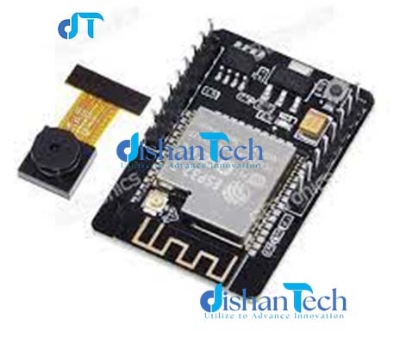 Picture of ESP32-CAM WIFI + BLUETOOTH CAMERA MODULE DEVELOPMENT BOARD ESP32 WITH CAMERA MODULE OV2640