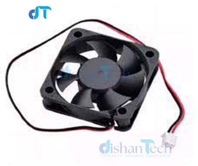 Picture of DC FAN 12V 1.5 Size: 60 x 60 x 15mm/2.36" x 2.36" x 0.59" (L*W*H) Connector: 2 Terminals Connector; 7 Blades