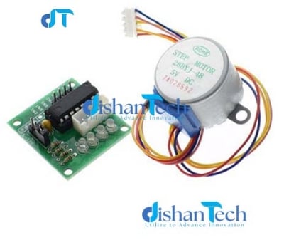 Picture of 5V STEPPER MOTOR WITH ULN2003 DRIVER BOARD
