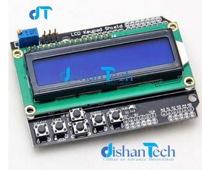 Picture of lcd display shield 16x2 use for display and Control system Engineering