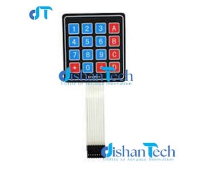 Picture of 4×4 KEYPAD – 16 KEY – MATRIX MEMBRANE TYPE