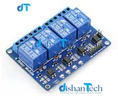 Picture of 4 CHANNEL 5V RELAY BOARD MODULE