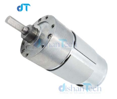 Picture of 300 rpm 37GB DC gear motor used for low speed car racing bot Soccer industry works