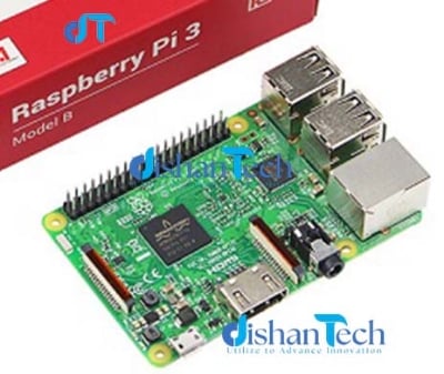 Picture of RASPBERRY PI 3 MODEL B, 1.2GHz 64-bit quad-core ARMv8 CPU 802.11n Wireless LAN Bluetooth 4.1