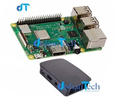 Picture of RASPBERRY PI 3 MODEL B+ 2.4GHz and 5GHz IEEE 802.11.b/g/n/ac wireless LAN, Bluetooth 4.2, Gigabit Ethernet over USB 2.0 (maximum throughput 300 Mbps)