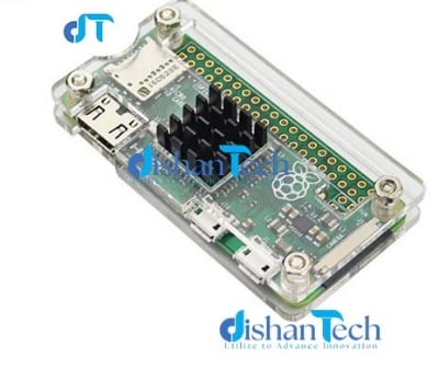 Picture of RASPBERRY PI ZERO W ACRYLIC CASE (TRANSPARENT)