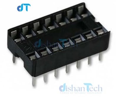 Picture of Integrated circuit 14 PIN IC SOCKET (6 pcs)