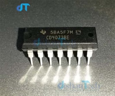 Picture of integrated circuit IC 4073