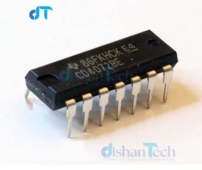Picture of integrated circuit IC 4072