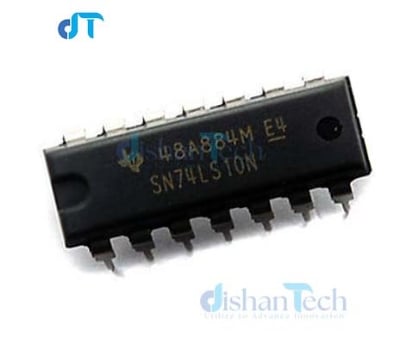 Picture of integrated circuit IC 7410