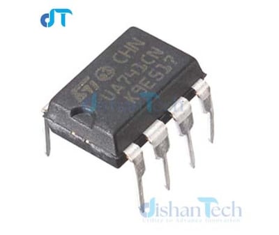Picture of UA741 OP-AMP INTEGRATED CIRCUIT