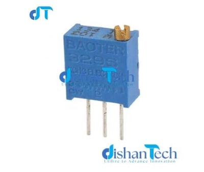 Picture of TRIMMER POTENTIOMETER3296 variable resistor for adjustable resistance