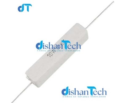 Picture of 10K OHM 10WATT CERAMIC RESISTOR