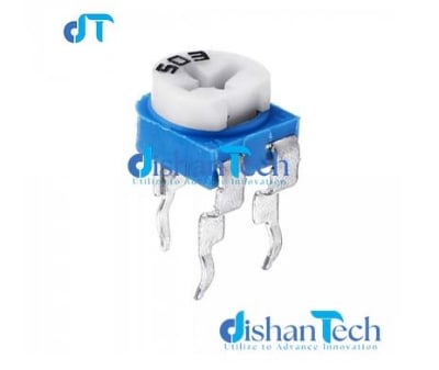 Picture of 50K OHM VARIABLE RESISTOR POTENTIOMETER 2 PCS