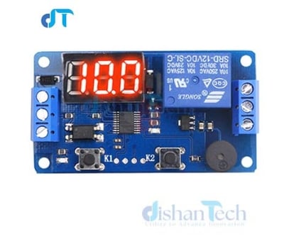 Picture of DC 12V LED DIGITAL TIME DELAY RELAY MODULE