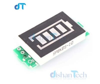 Picture of POWER LEVEL 4 DIGIT BATTERY CAPACITY TESTER 4 DIGIT INDICATOR METER 3.7V 4.2V 1S LIPO LITHIUM LI-ION BATTERY INDICATOR METER POWER LEVEL TESTER WITH DISPLAY INDICATOR