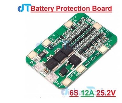 Picture of 6S BMS CIRCUIT 25V 12A PROTECTION CIRCUIT 3S 25A 22.2V 25.2V 18650 AA AAA LIPO LI-ION LITHIUM BATTERY CHARGER BOARD BMS CIRCUIT 3S 25V 12A BATTERY MANAGEMENT SYSTEM