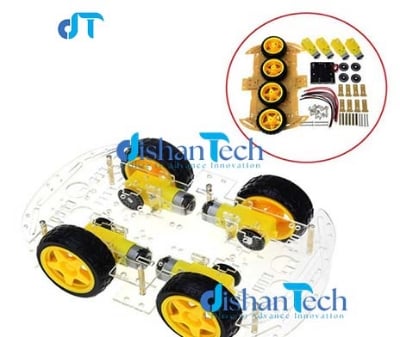 Picture of 4WD SMART ROBOTIC CAR CHASSIS.