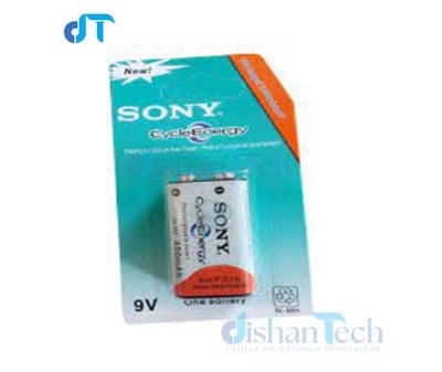 Picture of 9V RECHARGEABLE BATTERY 1x