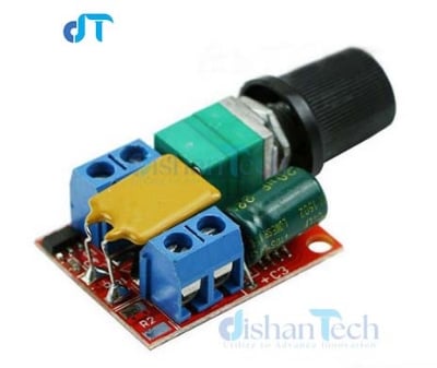 Picture of MINI PWM 5A 90W PWM 12V DC MOTOR SPEED CONTROLLER MODULE