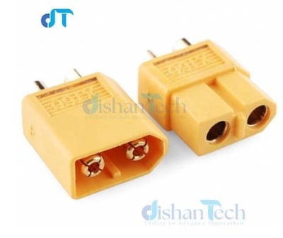 Picture of 1PAIR- XT60 XT-60 MALE & FEMALE CONNECTOR PLUG SOCKET CHARGING LIPO BATTERY CABLE CONNECTORS FOR BATTERY CABLES LEAD CONNECTIONS DIY