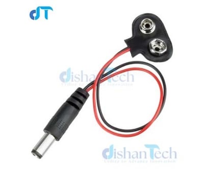 Picture of 9V BATTERY CONNECTOR (BARREL JACK)