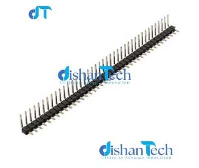 Picture of PIN HEADER (MALE TO MALE) L SHAPED 2x