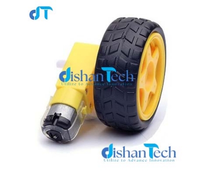 Picture of DC GEAR MOTOR AND WHEEL