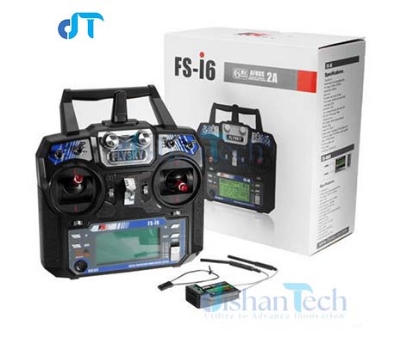 Picture of FLYSKY FS-I6 2.4G 10 CH RC TRANSMITTER WITH FS-IA6 RECEIVER