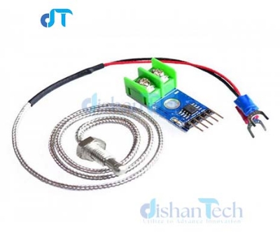 Picture of MAX6675 MODULE + K TYPE THERMOCOUPLE SENSOR