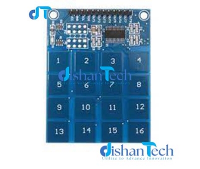 Picture of TTP229 16 CHANNEL DIGITAL CAPACITIVE SWITCH TOUCH SENSOR MODULE GM