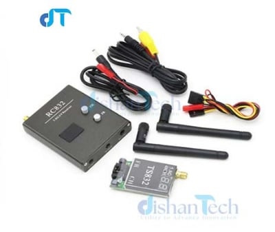 Picture of 5.8G 40CH FPV DJI VIDEO TRANSMITTER & RECEIVER_TS832 + RC832 WIRELESS 600MW 6KM AV