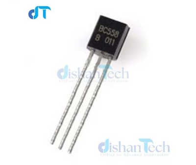 Picture of BC558 ic for electronic circuit