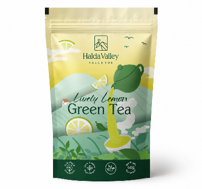Picture of Halda Valley Lively Lemon Green Tea 60g