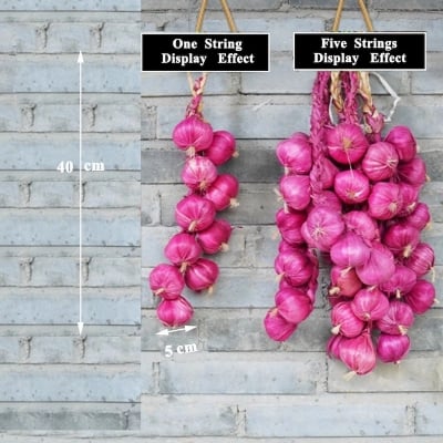 Picture of Artificial Decorative Fruit Foam Garlic Ginger Peanut Pepper Kitchen Decor Podazz-Onion