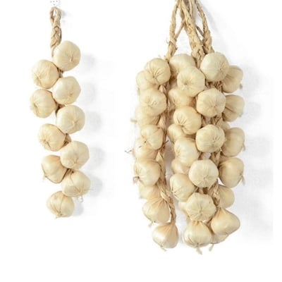 Picture of Artificial Decorative Fruit Foam Garlic Ginger Peanut Pepper Kitchen Decor Podazz-Off White
