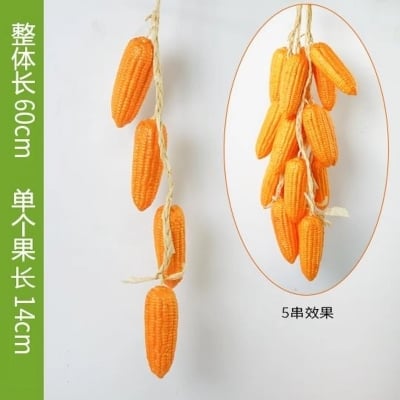 Picture of Artificial Decorative Fruit Foam Garlic Ginger Peanut Pepper Kitchen Decor Podazz-Yellow