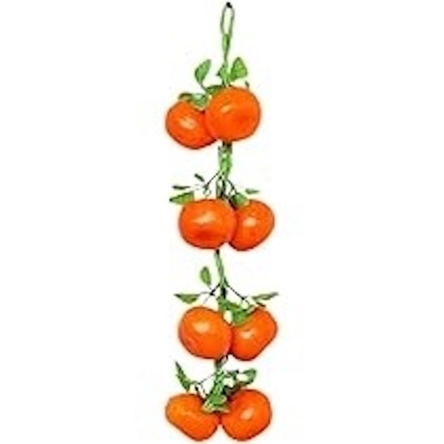 Picture of Artificial Decorative Fruit Foam Garlic Ginger Peanut Pepper Kitchen Decor Podazz-Orange