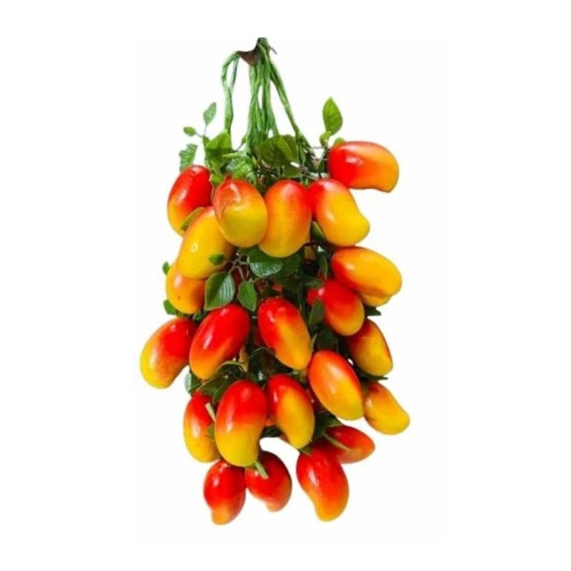 Picture of Artificial Decorative Fruit Foam Garlic Mango Kitchen Decor Podazz-Mango