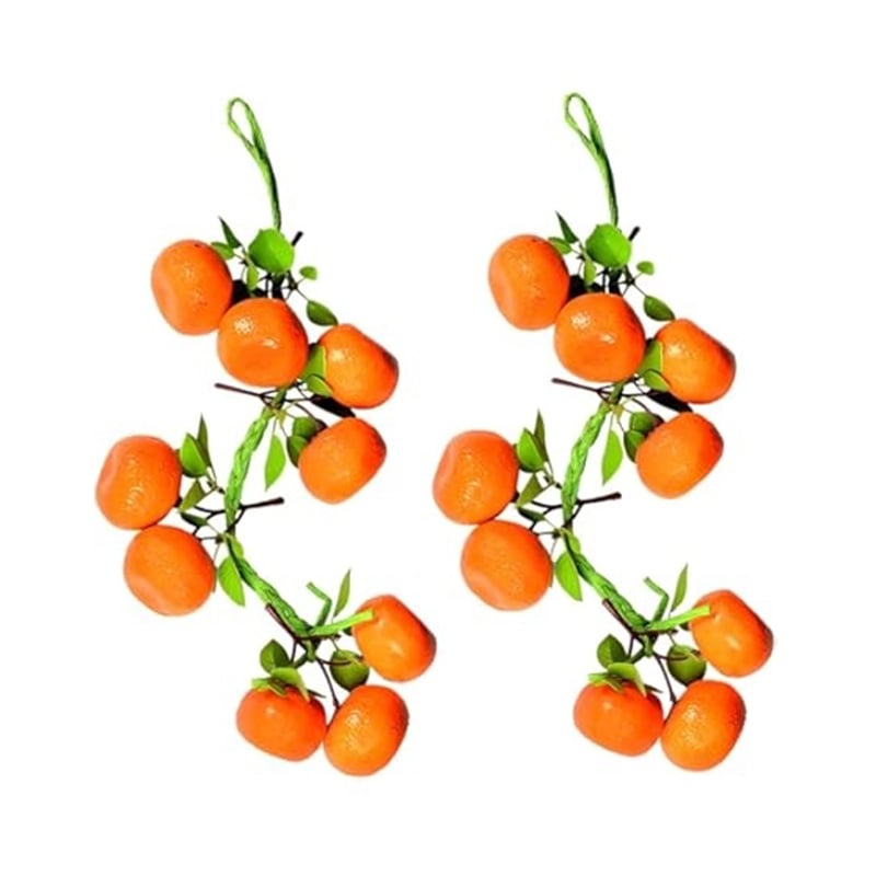Picture of Artificial Decorative Fruit Foam Orange  Kitchen Decor Podazz-Orange