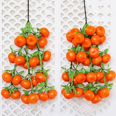 Picture of Artificial Decorative Fruit Foam Orange  Kitchen Decor Podazz-Orange