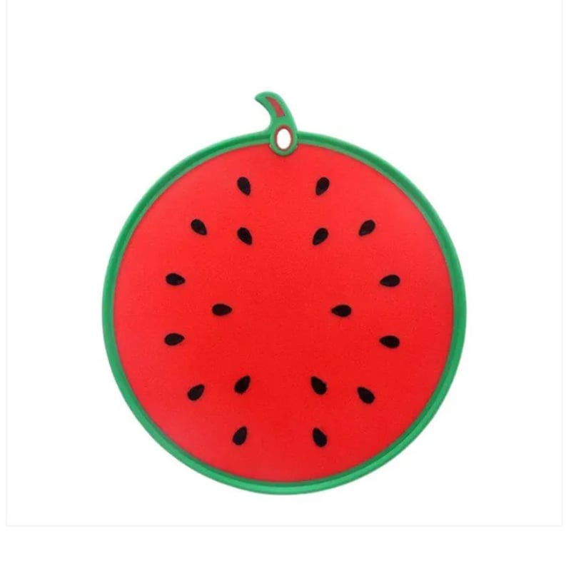 Picture of Cute Watermelon Food Grade High Quality Plastic Cutting Board / Chopping Board (31cm x 27cm)-Watermelon Red